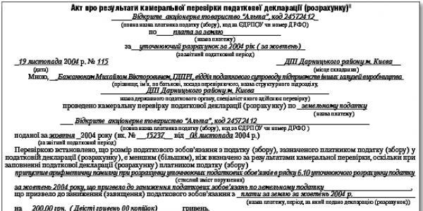 Обжалование акта налоговой проверки